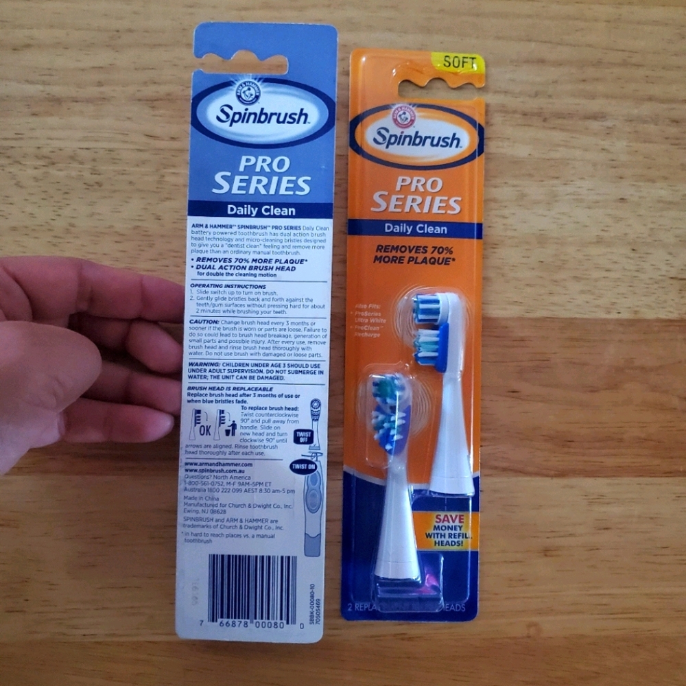 Arm & Hammer pro series spin brush (soft) refill